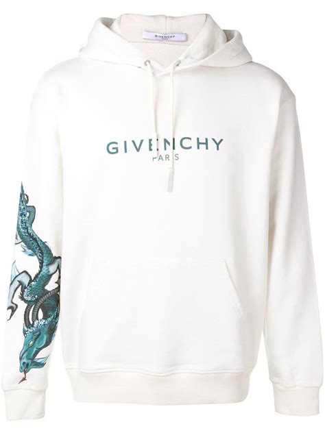 Givenchy Capricorn Dragon Hoodie White RARE 